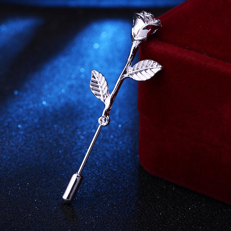 

Elegant Lapel Pins Gifts For Men Classic Metal Pins Suit Brooch Luxury Women s Brooch Suit Accessories Gentleman Wholesale