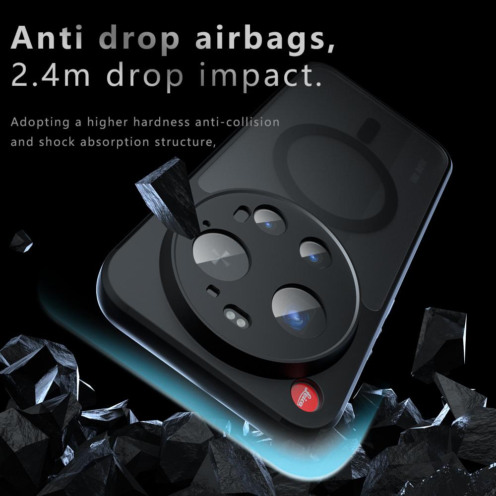 For Xiaomi 17 Ultra 5G Magnetic Case TPU + PC Matte Skin Touch Phone Cover