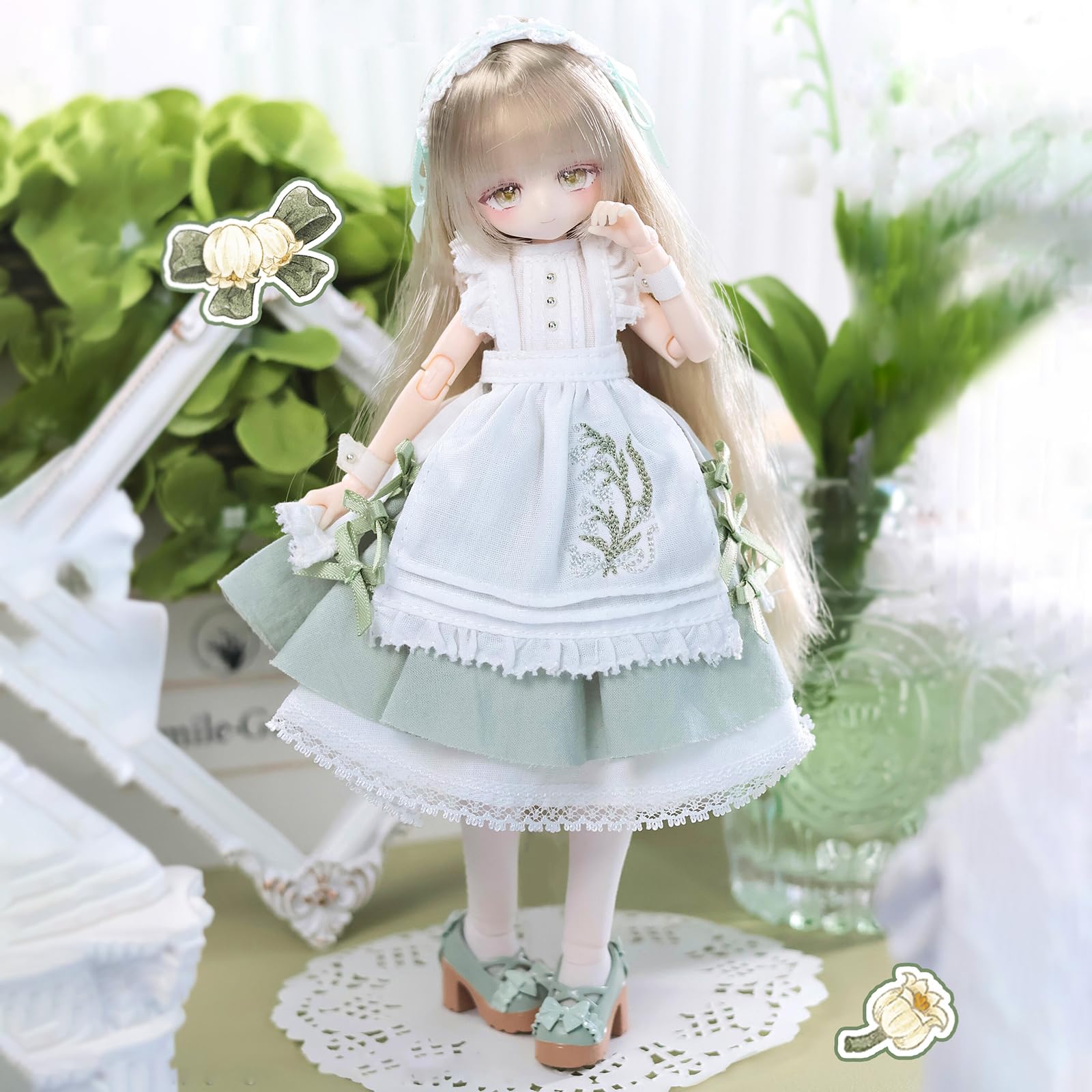 

Подвижная аниме-фигурка MJD Doll в масштабе 1/8, 20 см, для возраста 15 лет и старше, изготовлена из ПВХ и АБС, включает наряд, коллекционная фигурка от momotale, Suzuran Sogo