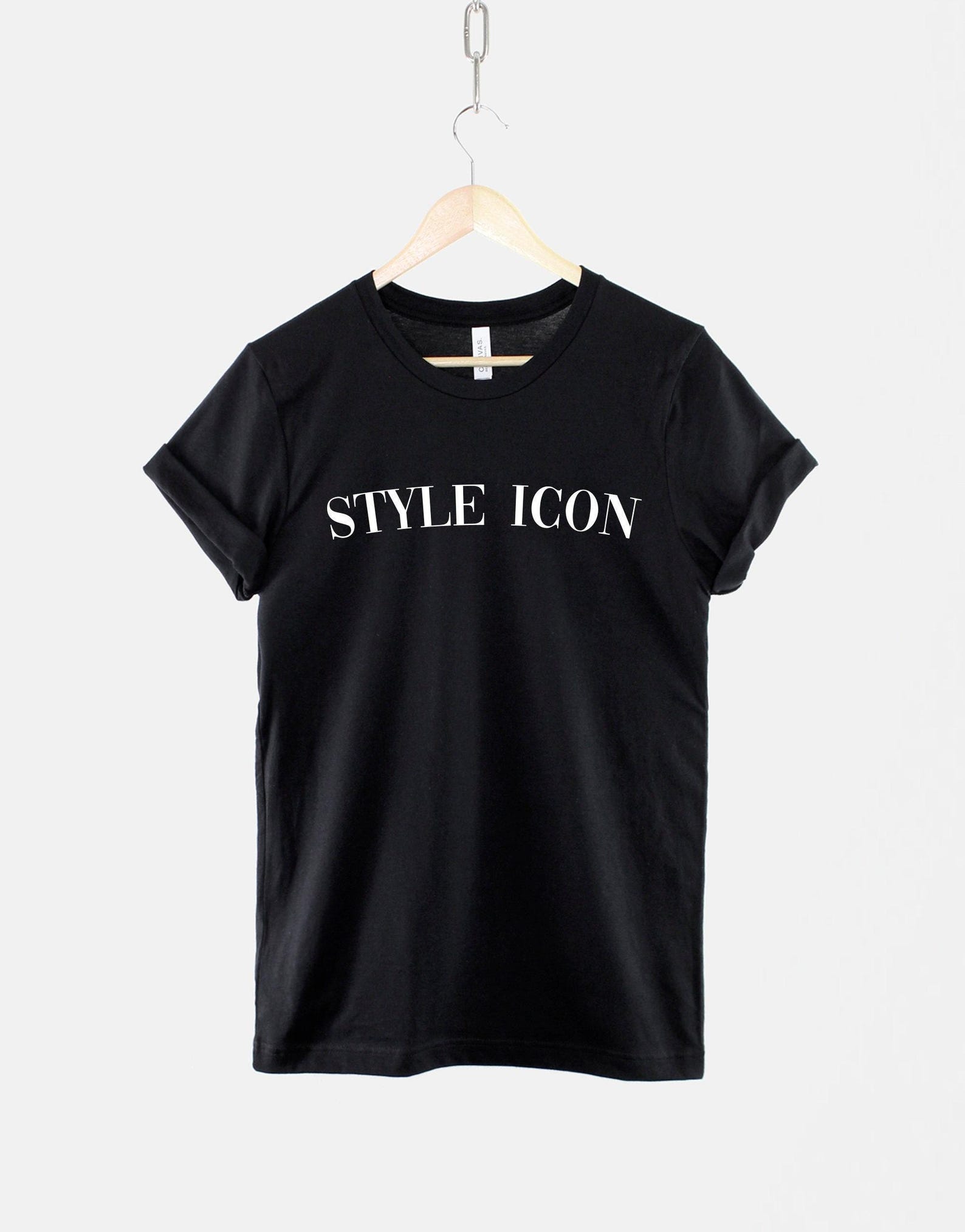 Style Icon T Shirt: Social Media Fashion Blogger Tee, Ring Spun Cotton 4XL