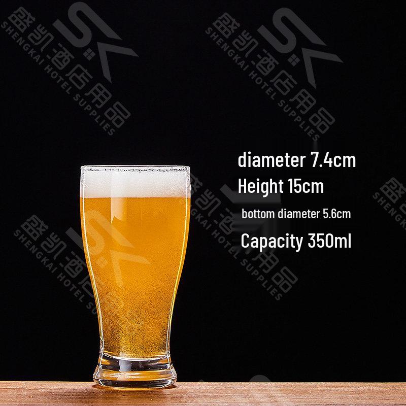 ZISIZ Craft Beer Pint Glasses, Set of 6