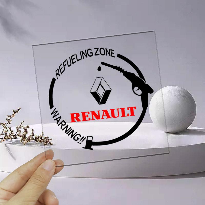 1 ks Nálepky na víčko palivové nádrže auta Vinylové módní dekorační nálepky Pro Renault Dacia Megane 3 2 4 CC Clio 4 Koleos Clio Laguna 2 3 Duster Logan