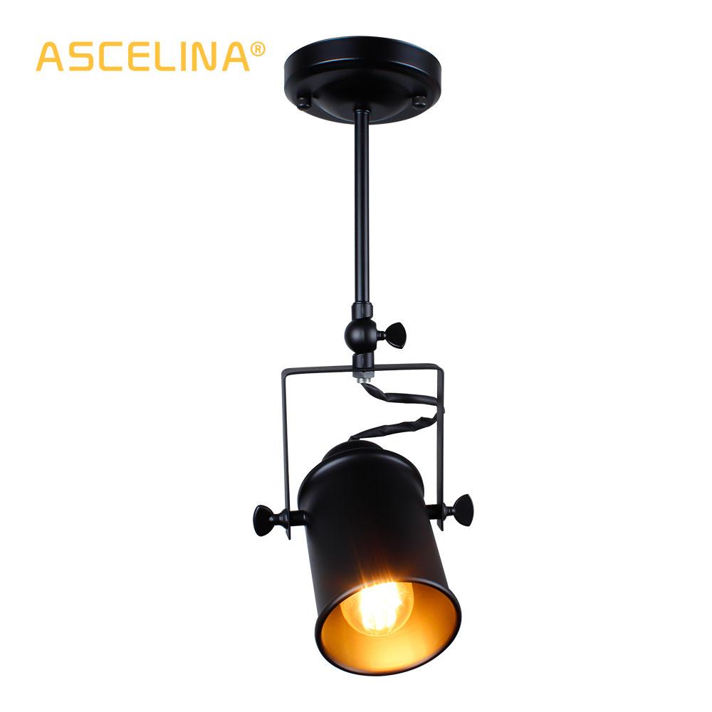 New Industrial Pendant Light Vintage Loft Pendant Light Spotlights American Pendant Lamp LED Lamp Restaurant Cafe Bar Decoration