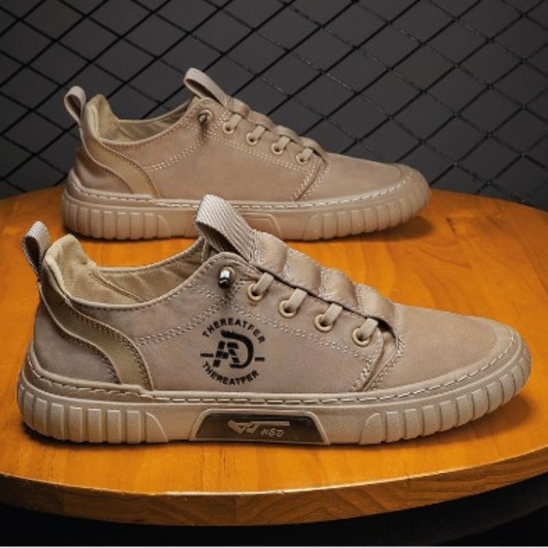 

Чоловічі повсякденні прогулянкові туфлі на плоскій підошві Чоловічі туфлі з вулканізованої тканини Полотняні туфлі Дихаючі чоловічі кросівки Літнє робоче взуття 39 хакі