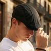 New Mesh breathable Newsboy Caps Solid Color Beret Hats Retro Summer Sun Protection Peaked Hat Adjustable ivy Flat Cap