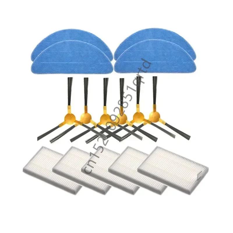 Robot Cleaner Main Roller Side Brush HEPA Filter Mop Cloth Rags for ABIR X5,X6,X8 Ropo Glass 3 Robotic Vacuum Cleaner Parts