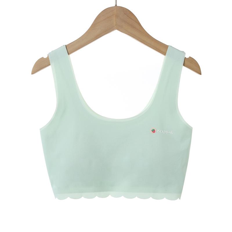 Ice Silk Youth Bra - Seamless Underwear for Junior & High School Girls