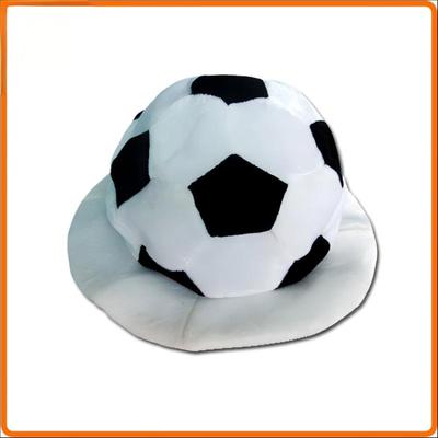 Soccer Party Hats Plush Football Hat Soccer Ball Costume Hat Cheerleading World Football Games Celebration Hat Sports Cap