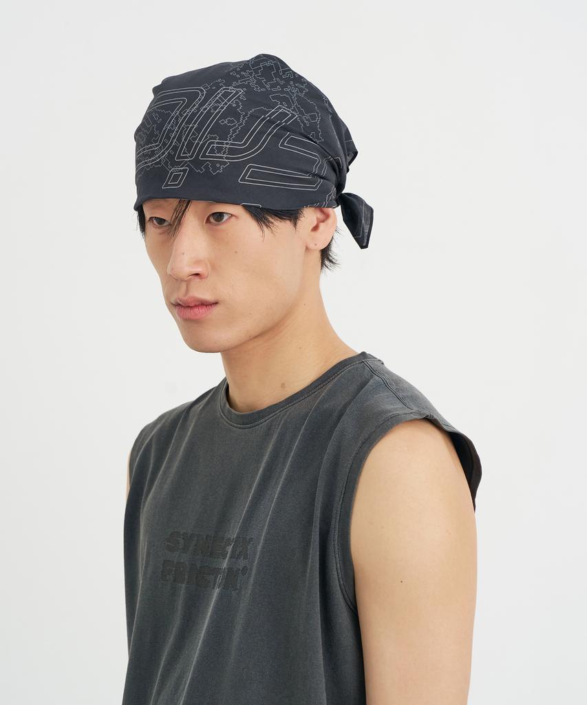 GOYOWEAR [Cinecs Friction] Peregrine Falcon Bandana (Black)