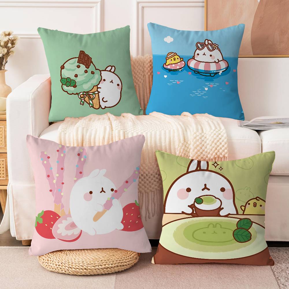 Anime F-Fairy Tail Stitch Lucky Dragon Pillow Cover Sofa Cushion Cover Home Room Decoration Children Gift