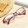 Elegant Blue Light Blocking Reading Glasses for Women - Stylish and Youthful Eye Protection for Middle-Aged and Elderly.