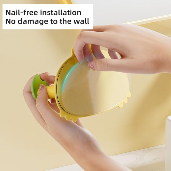 Badezimmer Handtuchhalter Aufbewahrungshaken Starke Tragfähigkeit Einfache Installation Cartoon Krabbenförmiger Wandhaken