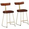 VidaXL Bar Stools Set of 2 49x43x79 Cm Solid Mango Wood 4013520