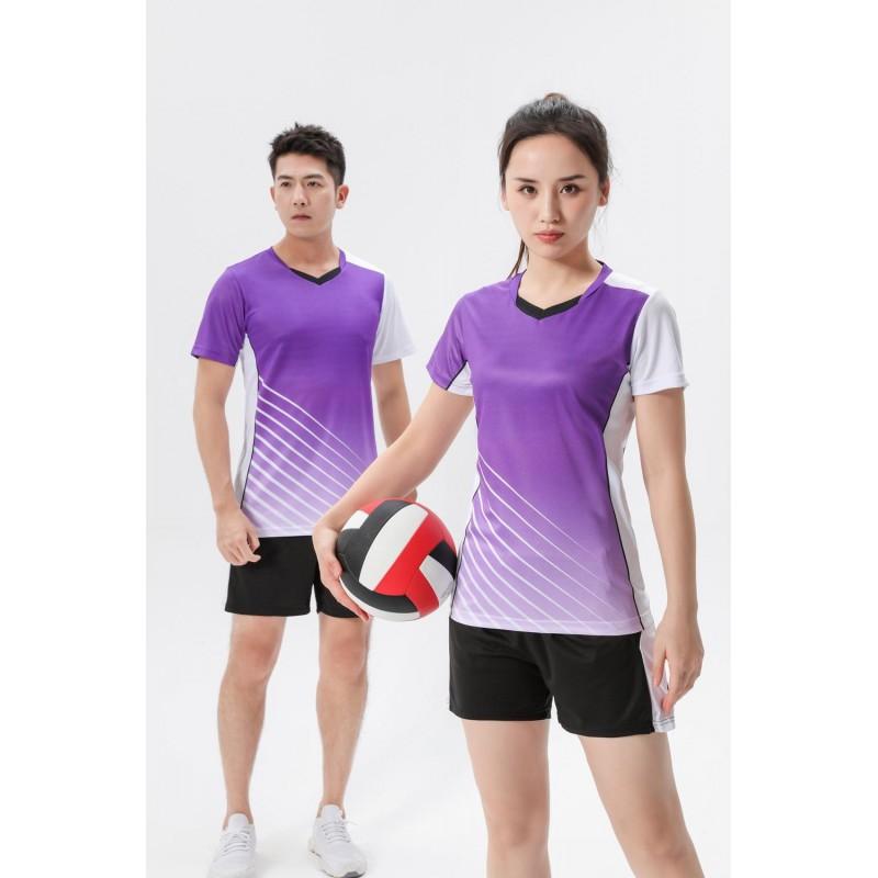 Hochwertiges Unisex Volleyballtrikot-Set Kurzarm Trainingsuniform für Erwachsene Team Sport