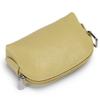 Mini shell change bag women's new Japanese vegetable tanned cowhide niche coin bag portable zipper storage bag