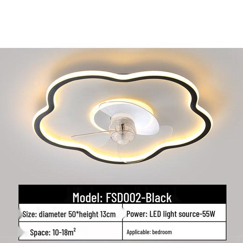 NuFeng Smart Oscillating Ceiling Fan Light with Remote