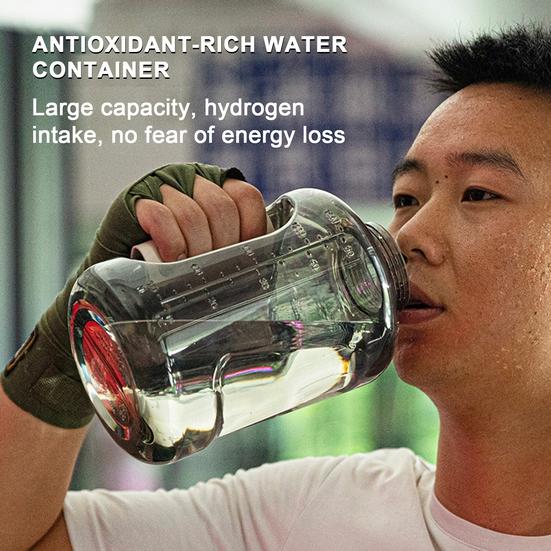 Yousheng 1 sada 1500ml vodíková láhev na vodu Separace vodíku a kyslíku Generátor vodíkové vody s vysokou koncentrací pro fitness cestování