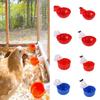 10Pcs Automatic Chicken Drinking Cup 9mm Thread Farm Goose Duck Poultry Drinking Bowls Plastic Water Dispenser Feeder Equipment