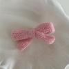 2Pcs/set Korean Winter Knit Bow Hair Clip Fashion Crochet Barrettes for Schoolgirl Cute Hair Accessories All-Match Headwear