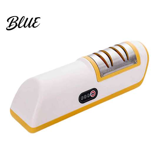 Outdoor Camping Cuter Sharpener Electric Cutter Sharpener Two-speed Grinding USB Rechargeable Non-slip Safe Base Quick Polishing Tool for Household