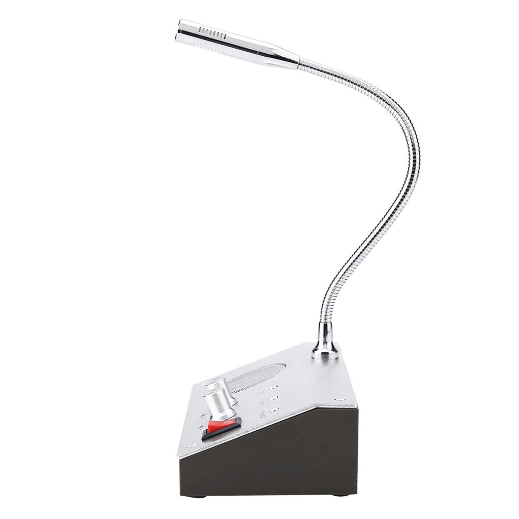 Διπλής κατεύθυνσης φωνητικό μικρόφωνο ενδοεπικοινωνίας με παράθυρο για εταιρεία ασφαλείας