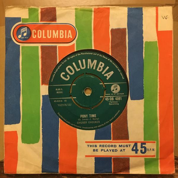 

7inch Record CHUBBY CHECKER - Pony Time 45DB4591 Columbia 1961 UK Rock Used