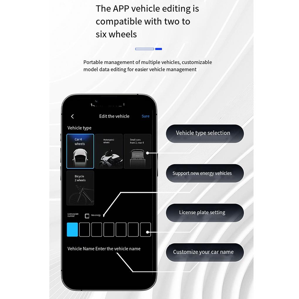 6er Set RV LKW Reifendrucküberwachungssystem für RV LKW Unterstützung iOS und Android Bluetooth TPMS