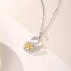 S925 Sterling Silver Swan Pendant Necklace: Elegant, Versatile Women's Accessory
