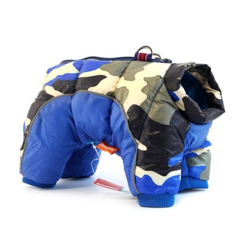 Winter Dog Clothes for Small Dogs Thicken Warm Fleece Jacket Coat Waterproof Puppy Camouflage Jumpsuit Pet Chihuahua Overalls