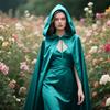 S-XL Size Devil Wizard Cape Adjustable Tie Closure Machine Washable Cloak Polyester Costume For Themed Event