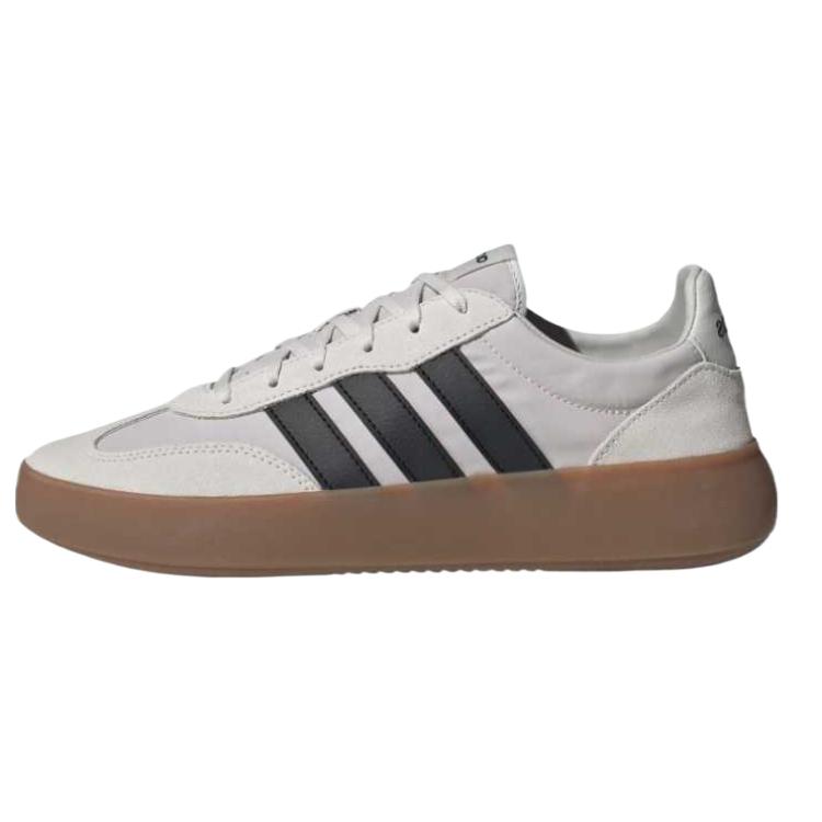 Adidas Barreda Comfortable Versatile Fashion Trendy Low-Top Skate Shoes Unisex Skate Shoes Gray Black JQ6675