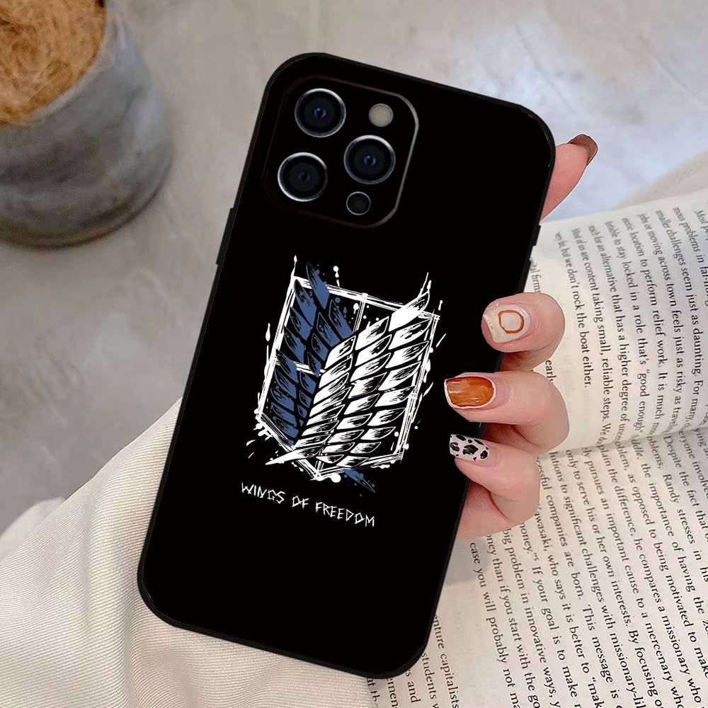 Eren Yeager Levi Ackerman Phone Case Silicone Soft For IPhone 17 16 15 14 13 12 11 X XR Plus Pro Max Plus