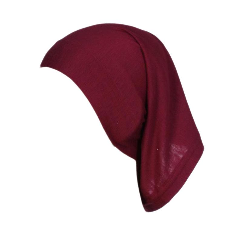 Silk Milk Elastic Undercap Ethnic Snood Solid Color Head Wrap