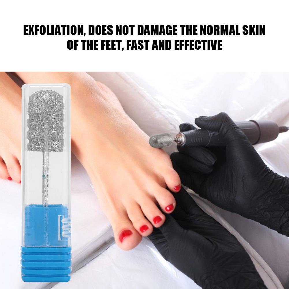 Nail Drill Bit Pedicure Grinding Polishing Head Stainless Steel Manicure Machine Accessory