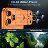 Metal Tempered Glass Camera Lens Protector Film Cover for iPhone 17 Air 17 Pro Max 17Pro One Piece Frosted Armor Lens Film Phone Accessory