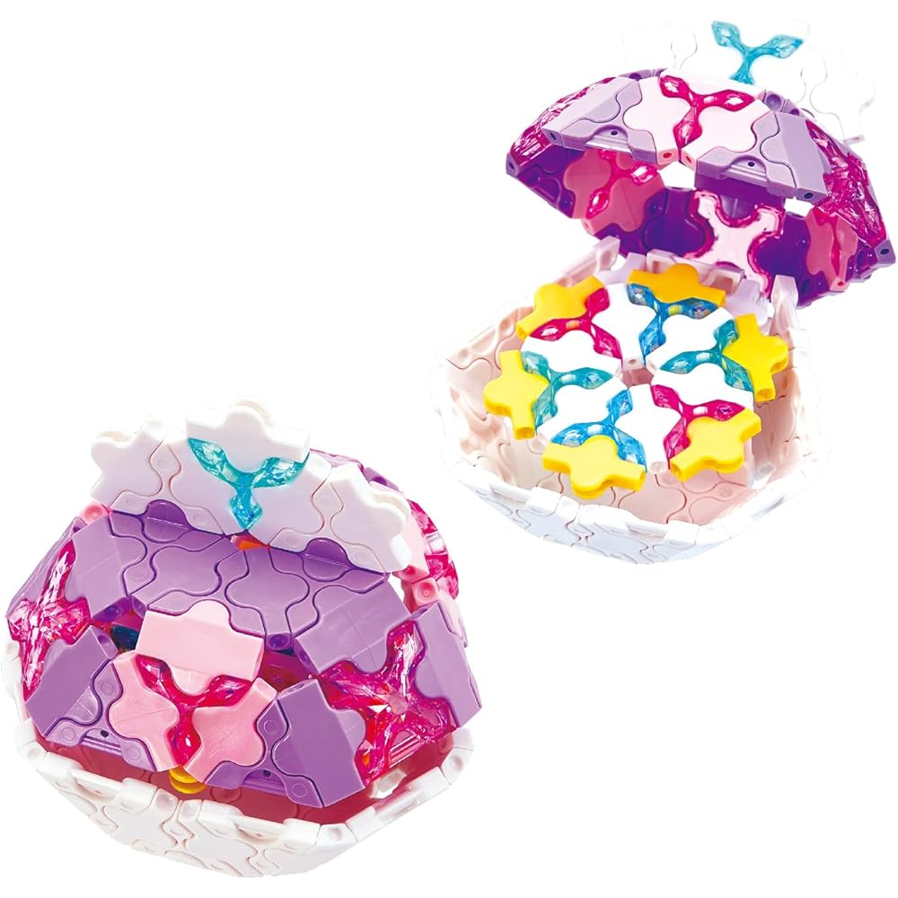 Yoshiritsu LaQ Sweet Collection Jewel Set with Colorful Pieces and Creative Design Building Blocks