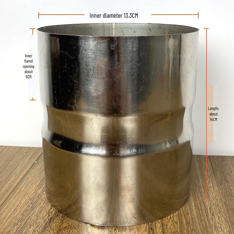 

133mm Thickened Stainless Steel Chimney Pipe & Elbow for Wood Stove and Fireplace