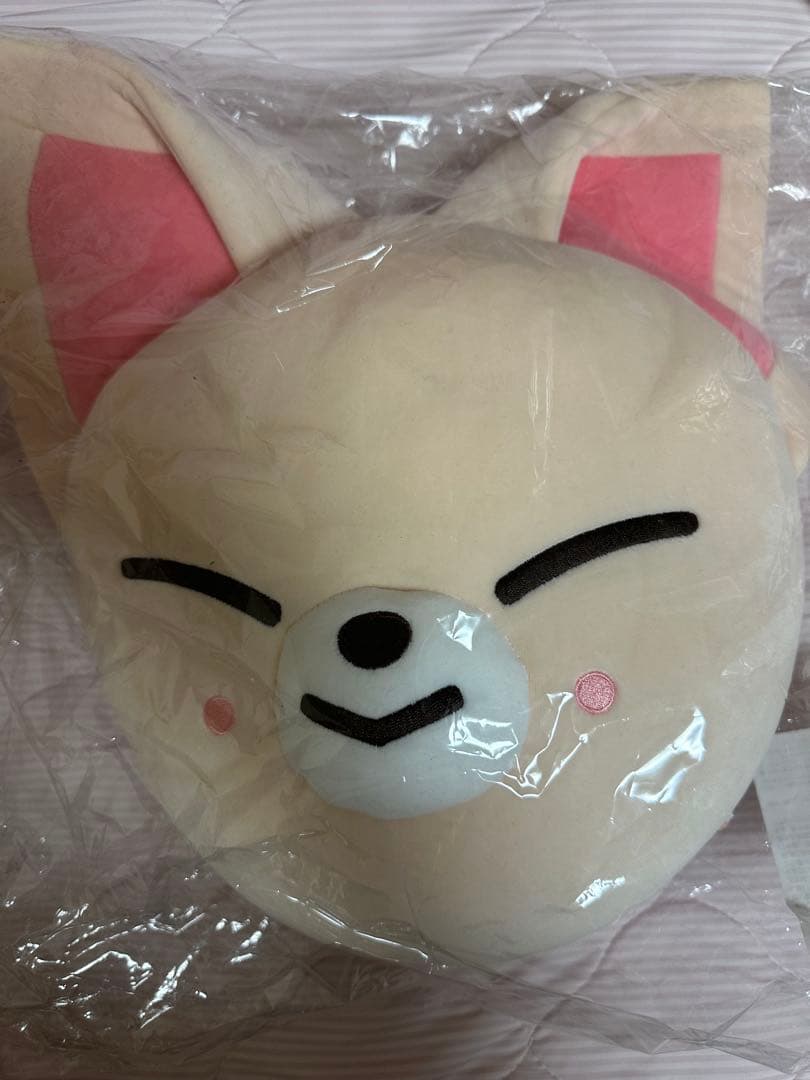 

[Б/У] ПЛЮШЕВАЯ ПОДУШКА ДЛЯ ЛИЦА SKZOO от AIEN (бродячие дети)