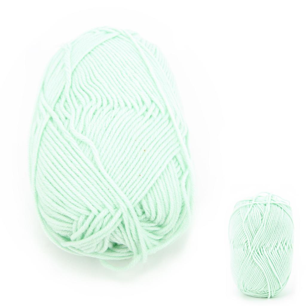 Crochet Yarn Soft SkinFriendly Cotton Wool for Knitting Children Clothes(Pink )