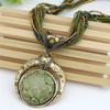 SUMENG 2024 Collana Vintage Gioielli Moda Popolare Stile Retrò Boemo Multistrato Catena di Perline Grani di Cristallo Ciondolo
