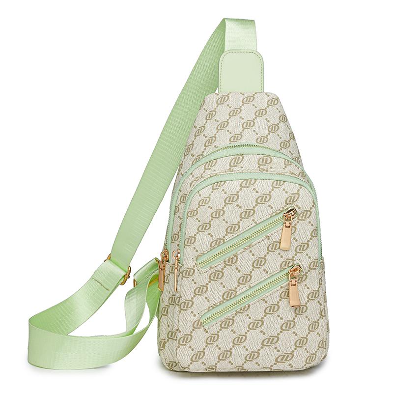 

Жіноча нагрудна сумка, сумка через плече, сумка через плече з принтом, жіноча сумка для щоденних поїздок зелений
