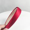 Spring New Glossy Satin Headbands for Women multi-color Light Pink 3cm wide thick sponge plastic Pad Hair bands