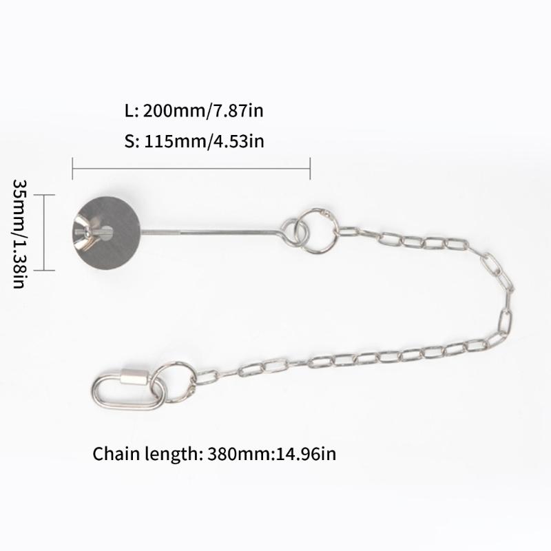 Stainless Steel Hanging Chicken Feeders with Adjustable Chain and Vegetable Skewers for Bird Cage Enrichment and Foraging Stimulation
