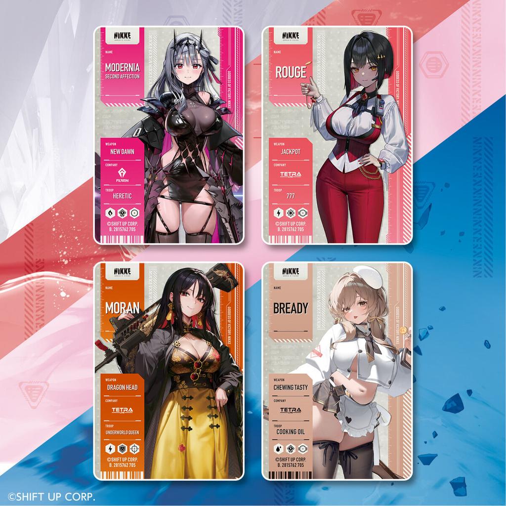 NIKKE: La Dea della Vittoria BT01 BT02 BT03 Carta Metallica Rara Anime Gioco Collezione Carta Giocattoli per Bambini Regalo