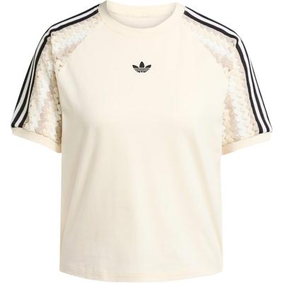 Originals Striped Crew Neck Short Sleeve T-Shirt Women Tops Magical-White KC0770