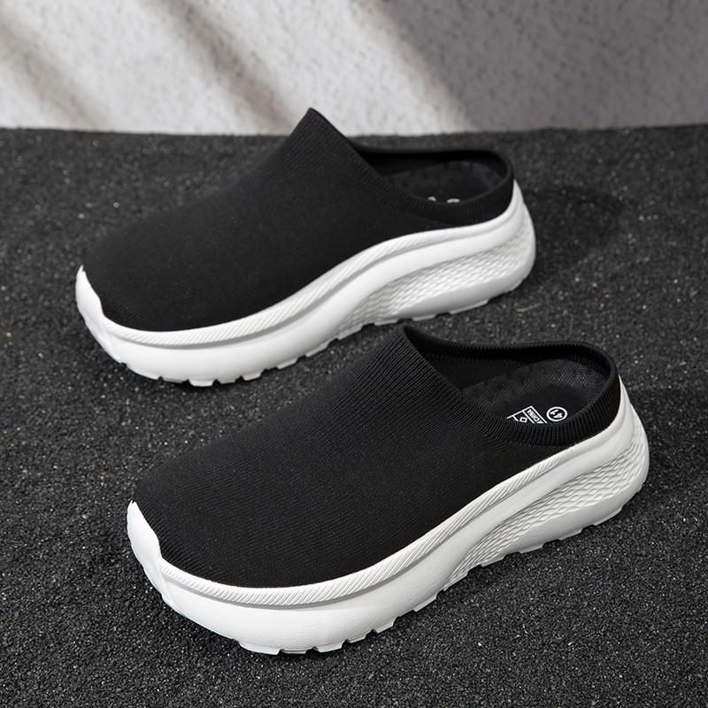 Sneakers Slip-On in Maglia Leggera Unisex con Suola Morbida in Schiuma per Camminata Casual
