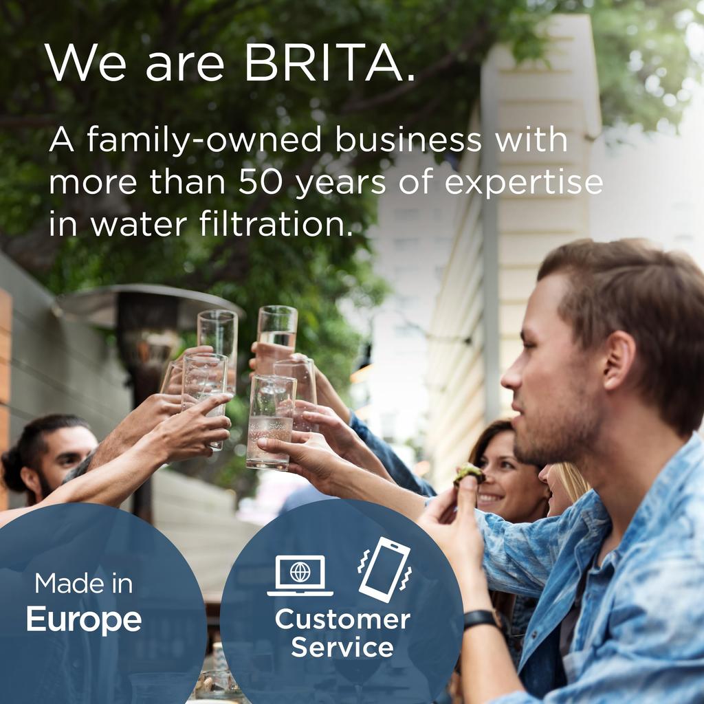 MAXTRA PRO Pure Performance Water Filter Cartridge - Original BRITA Refill Reducing Impurities, Chlorine,