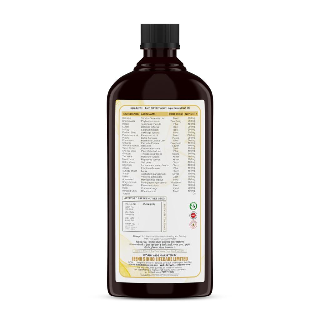 Jeena Sikho URO Cleanse Syrup | Ayurvedic Care for Kidney-Related Disorders | For Urinary Comfort & Internal Cleansing | Enriched with Gokshur, P