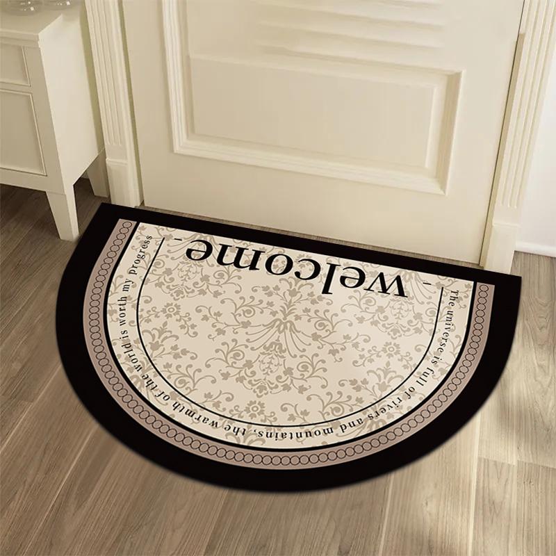 

Круглый ковер ретро ковер для гостиной полукруглый дверной коврик спиральный входной коврик спальня кухонные коврики для ног tapis входной коврик S 40x60cm