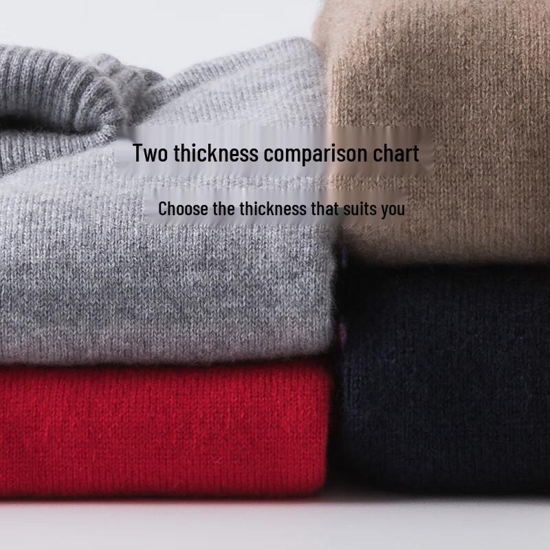 Hengyuanxiang Women's Extra Thick Pure Cashmere Pullover Sweater